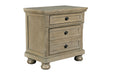 Allegra Nightstand -Pewter