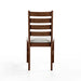 Pascal Ladderback Dining Chair (2 Per Carton)-Walnut