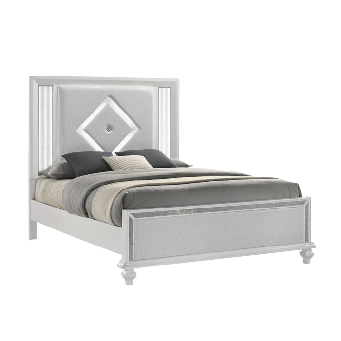 STARDUST Eastern King-California King K FOOTBOARD & SLATS-WHITE