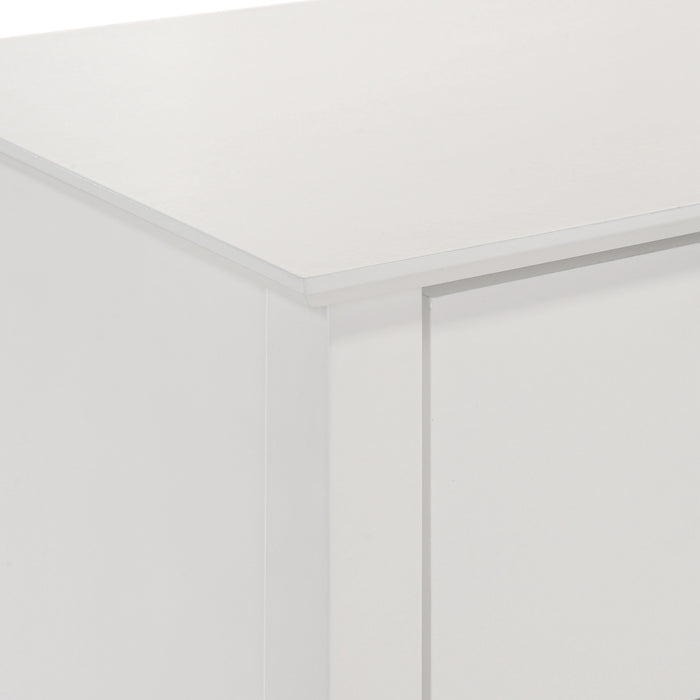 ZODIAC 2 DRAWER NIGHTSTAND-WHITE