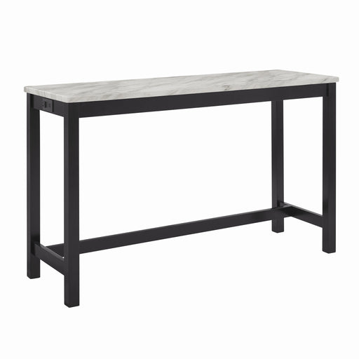 Celeste Theater Bar Table W/ 3 Stools-Gray