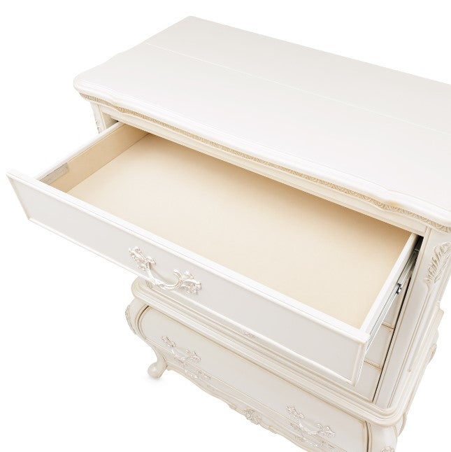 AICO Lavelle 6-Drawer Chest in Classic Pearl