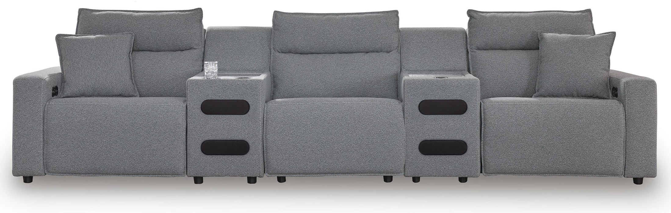 Modmax II Reclining Sectional with Audio Consoles