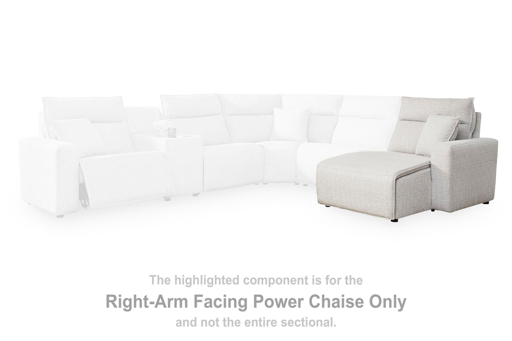 Modmax II Power Reclining Sectional with Chaise and Audio Console