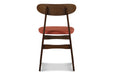 Morocco Dining Chair W/Orange Seat Cushion (2 Per Carton)