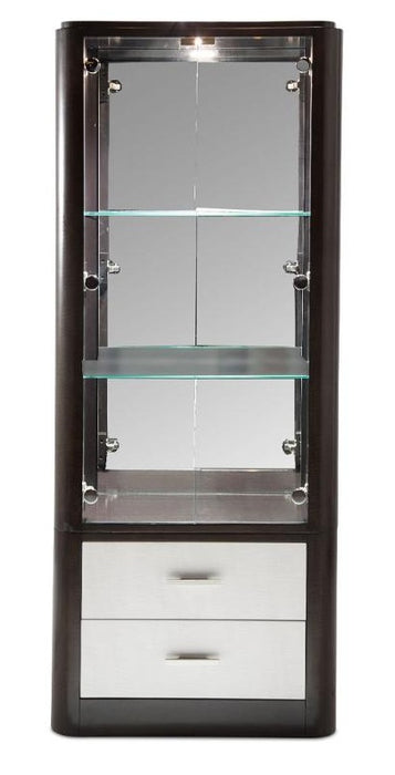 AICO Paris Chic Display Cabinet in Espresso image