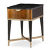 AICO Malibu Crest End Table in Crotch Mahogany image