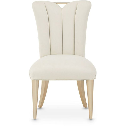 AICO La Rachelle Side Chair in Medium Champagne (Set of 2) image