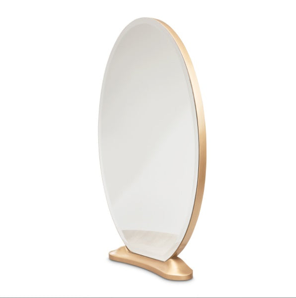 AICO Furniture St.Charles Vanity Mirror in Dove Gray