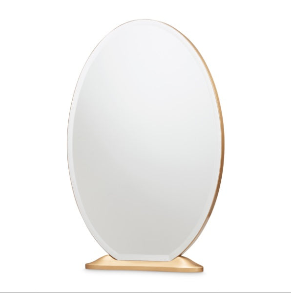 AICO Furniture St.Charles Vanity Mirror in Dove Gray