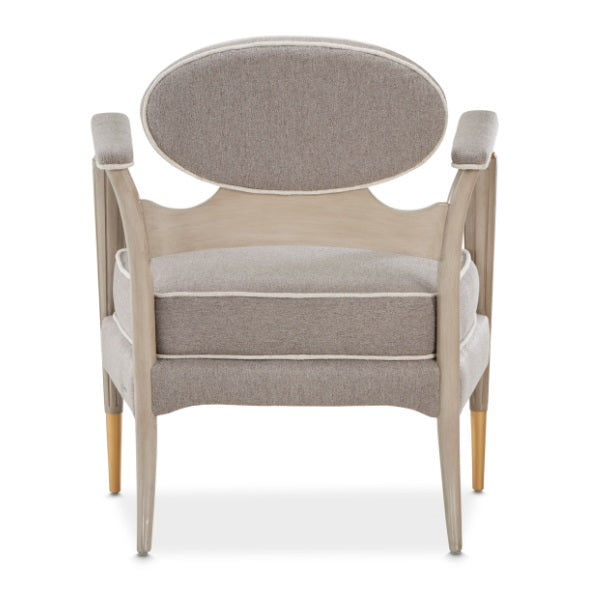 AICO Furniture St.Charles Accent Chair in Dove Gray