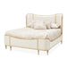 AICO Furniture Camellia Field King Upholstered Panel Bed in Caramel image