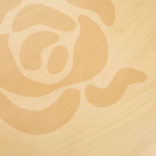 AICO Furniture Camellia Field Round Dining Table in Caramel