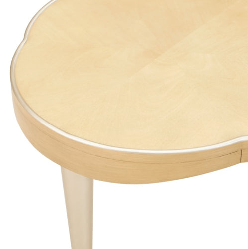 AICO Furniture Camellia Field End Table in Caramel
