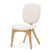 AICO Furniture Camellia Field Vanity Chair in Warm Pecan image