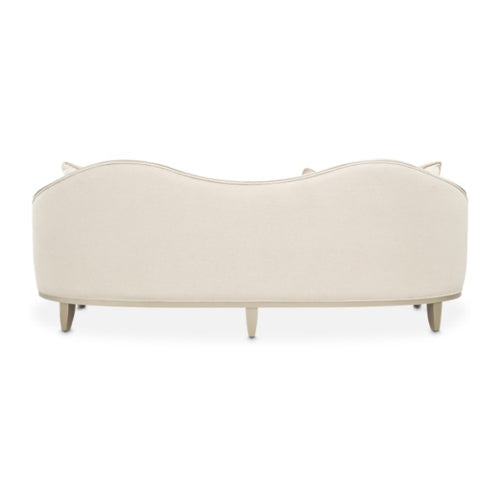 AICO Furniture Camellia Field Sofa Cornsilk in Caramel