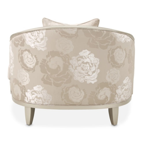 AICO Furniture Camellia Field Matching Chair in Caramel