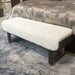 AICO Furniture West Kensington Bench in Medium Espresso image
