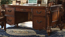 Acme Vendome Five Drawer Double Pedestal Desk in Cherry 92125 image