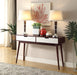 Christa Espresso & White Sofa Table image