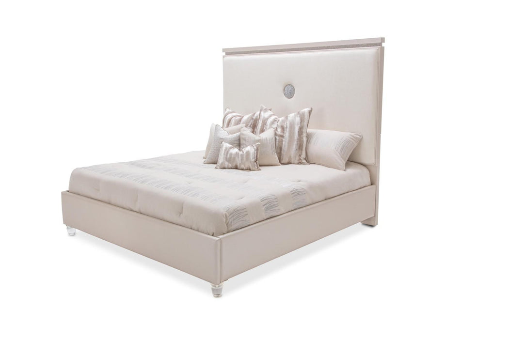 Glimmering Heights Queen Upholstered Bed in Ivory 9011000QN-111