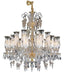 Lighting Garnier 18 Light Chandelier in Clear and Gold image