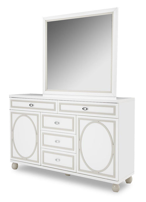 Sky Tower Dresser in White Cloud