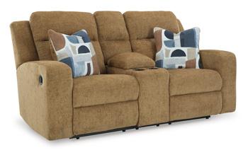 Kanlow Reclining Loveseat with Console