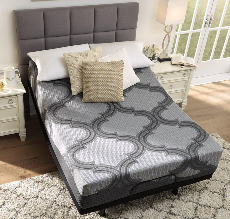 12 Inch Ashley Hybrid King Adjustable Base and Mattress