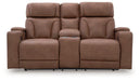 Clean-Slate Power Reclining Loveseat with Console image