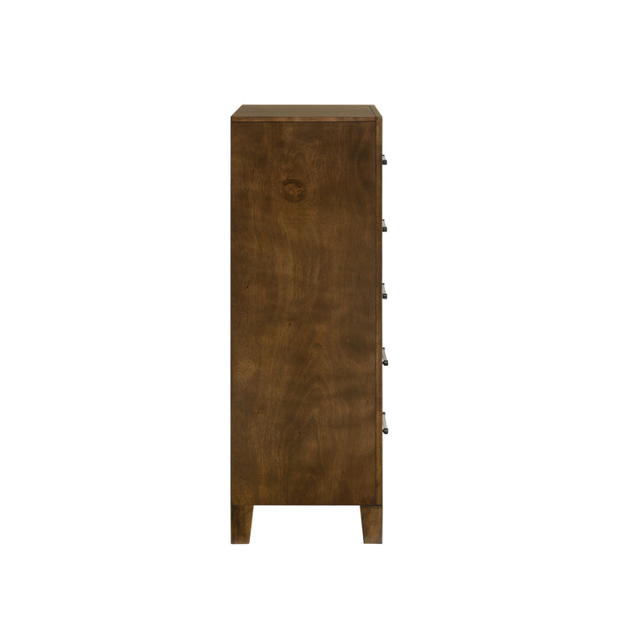 Ballard 5 Drawer Chest-Walnut