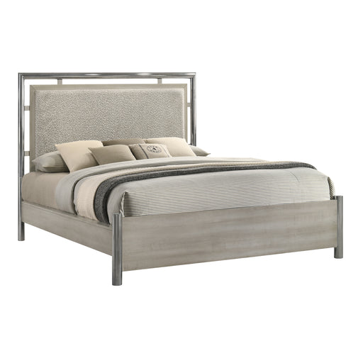 Lennox 6/6-6/0 Ek/Wk Headboard, Footboard & Slat Kit-Gray