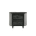 Skyline 2 Drawer Nightstand-Onyx