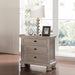 Allegra Nightstand -Pewter