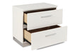 Sapphire Nightstand-White