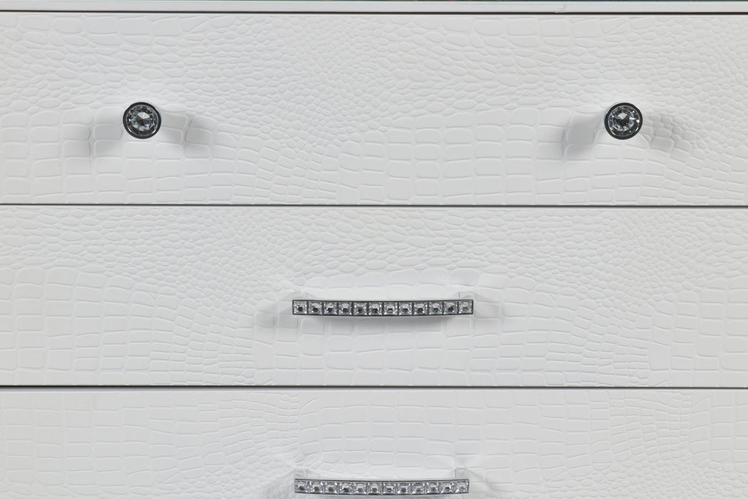 Valentino Nightstand-White