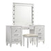 Valentino Dressing Table Mirror (Bulbs Not Included)-White