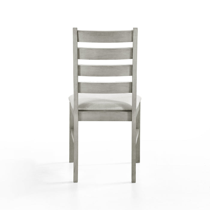 Pascal Ladderback Dining Chair (2 Per Carton)-Driftwood