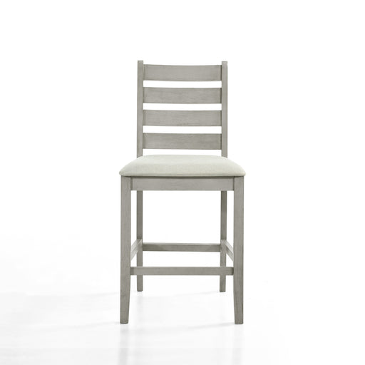 Pascal Ladderback Counter Chair (2 Per Carton)-Driftwood