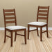 Pascal Ladderback Dining Chair (2 Per Carton)-Walnut