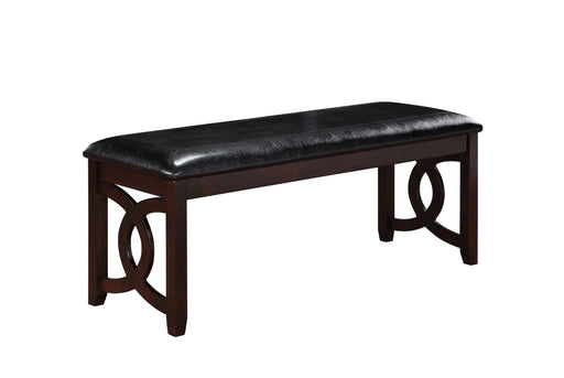 Gia 46" Bench-Ebony