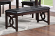 Gia 46" Bench-Ebony
