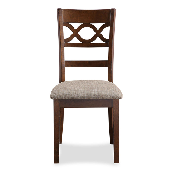 Cori Round Dining 5 Pc Set-Brown Cherry