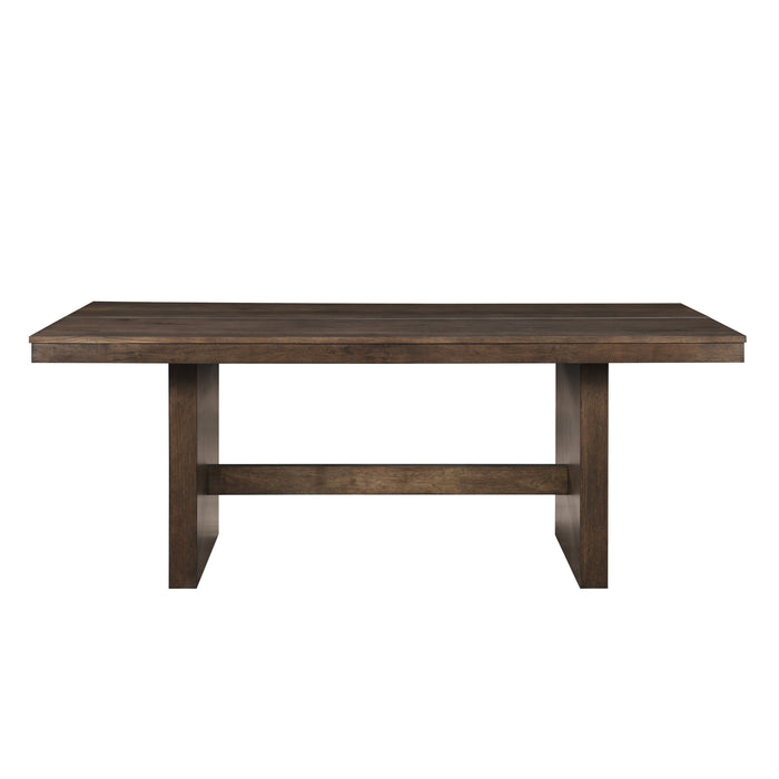 Kody Rectangle Dining Table Base-Dk Walnut