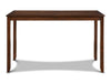 Amy 5 Pc 60" Counter Storage Table+Chairs-Brown Cherry