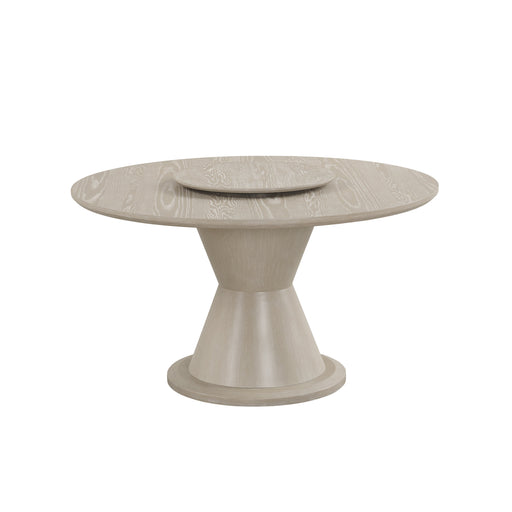 Gwendolyn Round Dining Table Base-Cerused Taupe