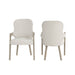 Gwendolyn Upholstered Arm Chair (2 Per Carton)-Cerused Taupe