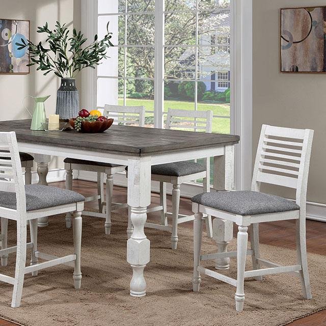 Calabria 7 Pc Counter Ht Table Set