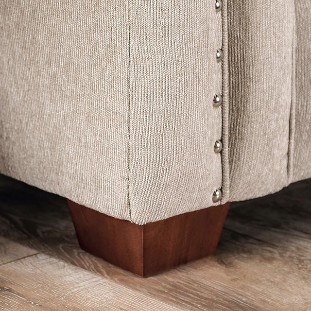 BELSIZE Loveseat Grey, Beige, & Choclate