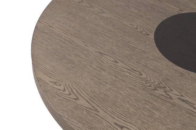 Broager 5 Pc Dining Table Set (Light Gray Swivel Chairs)